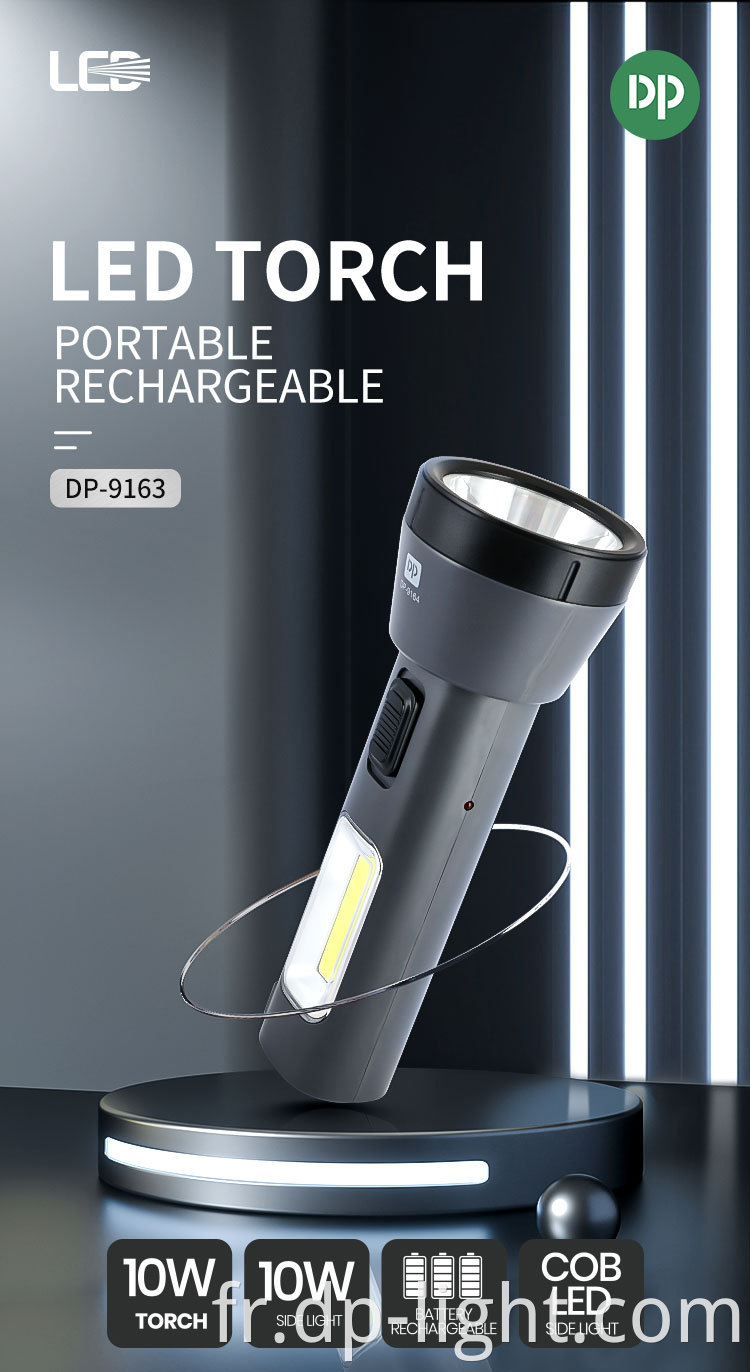 Powerful COB Torch Light